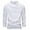 White, variant on KyCheLot Men's Cotton Undershirt Long Sleeve Ruched Collar Pullover Pocket Soft Plus Size Tshirts