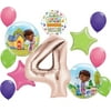 Doc McStuffins Party Supplies 4th Birthday Bubbles Balloon Bouquet Decorations 12 pcs
