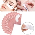 thumbnail image 4 of 50 pares/set de hidrogel para extensiones de pestañas, parches para ojos, almohadillas adhesivas, herramienta de maquillaje, color rosa, 4 of 15