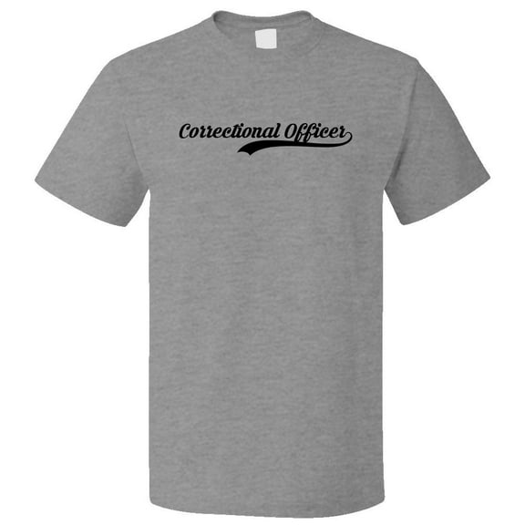 Funny Correctional Officer Retro Old School T shirt Tee Gift