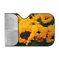 thumbnail image 2 of Kdxio Flower Bush Sunflower Print Windshield Sun Shade, Foldable Sun Blocker for Car,Truck,SUV Automotive Interior Sun Protection,Reflective Shade for Front Windshield(Medium), 2 of 7