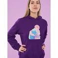 thumbnail image 2 of Manga Couple Soft Embrace Hoodie Women -Image by Shutterstock, Female Medium, 2 of 4