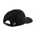 thumbnail image 4 of Troy Lee Designs Curved Snapback Hat, Signature Black/White, OSFA, 4 of 4