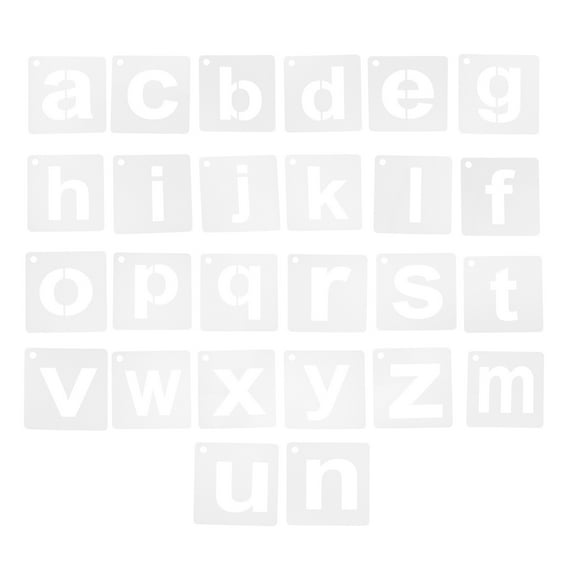 Letter Template Alphabet Stencils Mini Small for Painting Child