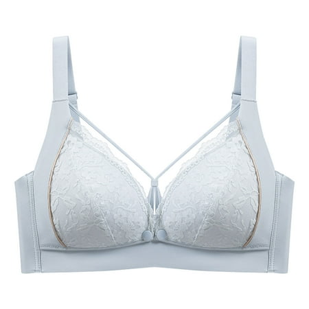 Quealent Nursing Bra for Breastfeeding Comfortable Maternity Bras for Womens  Seamless Wireless Bras Women Sleep Bralette (Blue 38)