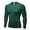 Hunter Green, variant on Men's Long Sleeve Compression Shirt, Athletic Workout Base Layer, Men's Thermal Top-LIME-L