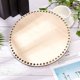 thumbnail image 4 of 2X Fondo de Cesta de Madera Natural de 30 cm con Orificio, Base Circular de Madera en Blanco para DIY Bolsa de Ganchillo de Tejer Modelador de Fondo, 4 of 5