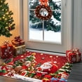 thumbnail image 1 of Lunxisen 4 Pcs Christmas Kitchen Rug and Mat Set Winter Welcome Absorbent Anti Fatigue Winter Bathroom Mat Non Slip Washable Rug for Xmas Party Decor, 1 of 8