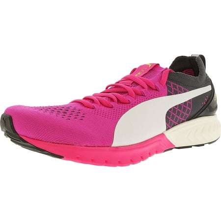 Puma Women's Ignite Dual Evoknit Pink Glow/Periscope/White Ankle-High Running Shoe -
