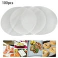 thumbnail image 2 of ENJOYW 100Pcs Non Sticky Baking Paper Bread Snack Steamer Air Fryer Sheet Kitchen Tool Baking Paper, 2 of 6
