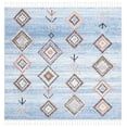 thumbnail image 2 of SAFAVIEH Chapel Joyce Diamond Area Rug, Blue/Beige, 6'7" x 6'7" Square, 2 of 8