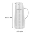 Riluanmi Clearance Olive Oil Dispenser Bottle Leakproof Glass Oil