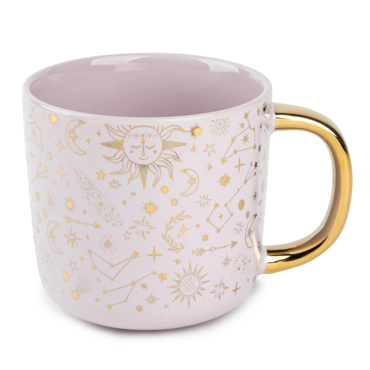 Thyme & Table Stoneware Coffee Mug, 16 fl oz, Gold Stars, Mug