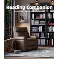 thumbnail image 3 of Garvee 27" Oversized Recliner Chairs with Heat, Massage and Remote Control, Yellow, 3 of 8