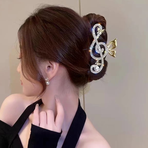 ibasenice Women’s Musical Note Hair Clips, Stylish Hair Accessories, 1 Pack for Everyday and Special Occasions