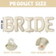 thumbnail image 4 of Globos de 40 pulgadas color beige con la palabra BRIDE to be, princesa novia, 5 globos gigantes de aluminio con el alfabeto, globos con la palabra BRIDE para bodas, despedidas de soltera,, 4 of 8