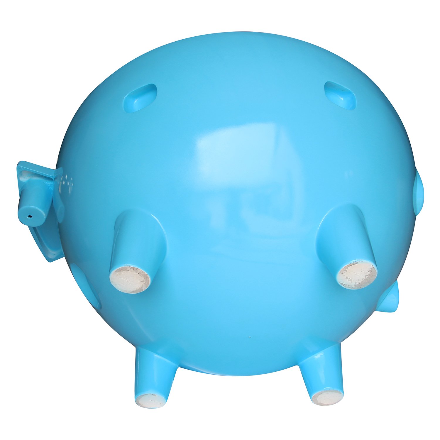 ALFI brand FireHotTub-LB Light Blue Fire Burning Portable Outdoor Hot Tub