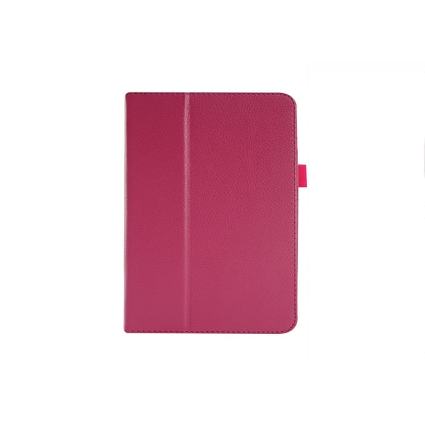 Injueey Estuche para tableta Función de pie Estuches protectores Cubierta para tabletas a prueba de polvo Electrónica Rosa roja