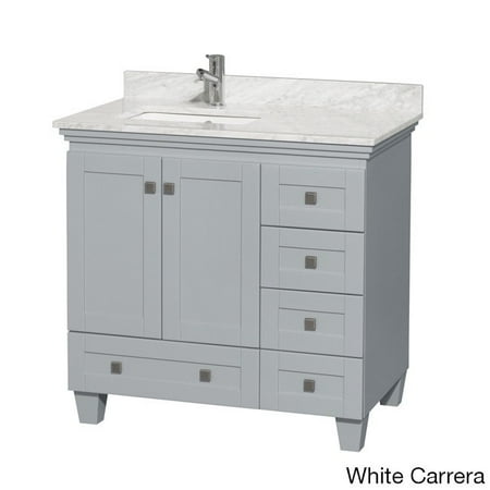 gray bathroom oyster wyndham carrera countertop acclaim undermount vanity sink marble mirror inch square single dialog displays option button additional