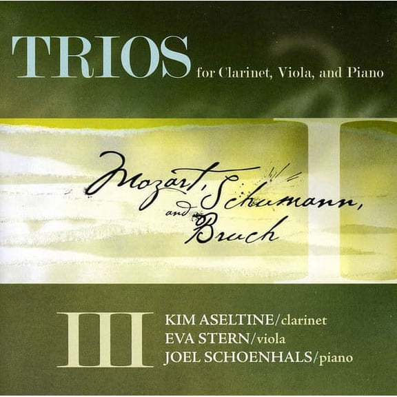 Joel Schoenhals - Trios for Clarinet Viola & Piano - Music & Performance - CD