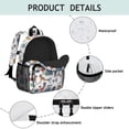 thumbnail image 4 of Police and German Shepherd Backpack for School, Cute School Bag with Adjustable Shoulder Straps and Padded Back, 15"x11.42"x5.5", 4 of 5