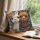 thumbnail image 5 of Funda de almohada suave al tacto, corta, con estampado digital, para sofá, decoración de sala de estar, almohadas de cama de poliéster, 5 of 7