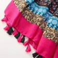 thumbnail image 4 of RV Bufanda bohemia para mujer Bufanda ligera con estampado floral Moda Rojo Verde, 4 of 4
