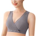 thumbnail image 5 of Fengactive Maternity Nursing Bra for Women Button Front Wireless Lightweight Bra for Breastfeeding, 5 of 7