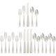 thumbnail image 1 of Amazon Basics - Juego de cubiertos de acero inoxidable de 20 piezas con borde cuadrado, servicio para 4, 1 of 8