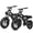 Black+Black, variant on ESKUTE 2 Pcs V100 Electric Bikes for Teens & Adults – 750W (Peak 1500W), 28 MPH, 48V 13Ah, 16"x4.0" Fat Tire, 7-Speed E-Bike with Dual Suspension Black & Black, UL2849