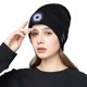 thumbnail image 2 of 1 gorro Bluetooth con luz, gorro de punto musical mejorado con auriculares, gorro LED, regalos unisex TUNC Sencillez, 2 of 5