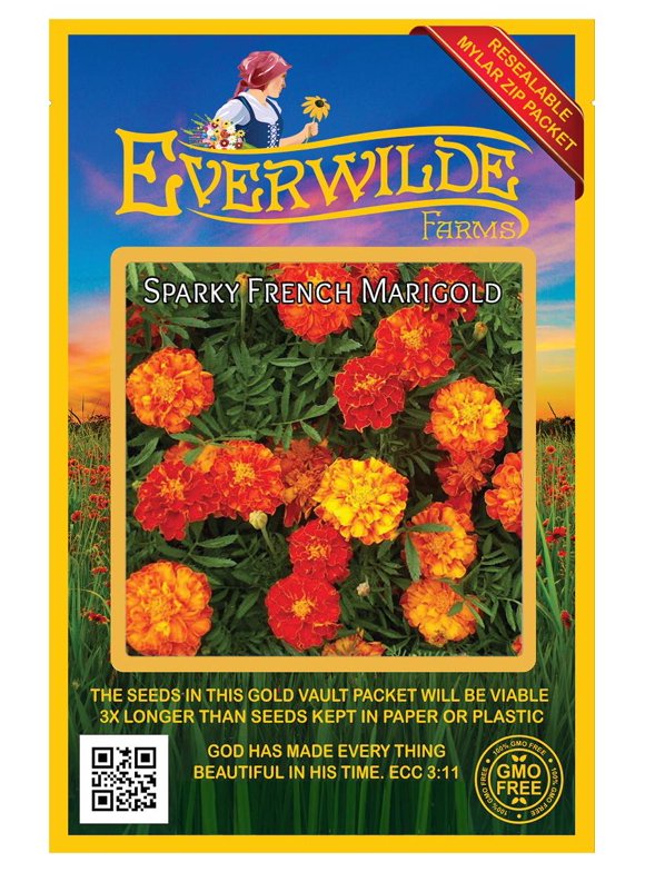 Marigold Flower Seeds in Seed Gardening