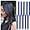 Deep Blue, variant on Hair Extension Clips 13pcs in 13 Mixed Colors 20 Inch Straight Hair Synthetic Fiber Hairpieces for Party