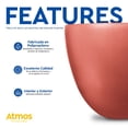 thumbnail image 4 of Atmos Homeware Macetas Decorativas para Interior y Exterior |  4 Maceta Grande de Plástico con Capacidad para 45 Litros | Modelo Bis color Chocolate 4 Piezas., 4 of 6