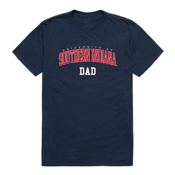 W Republic 548-586-NVY-03 University of Southern Indiana Screaming Eagles College Dad T-Shirt, Navy - Large