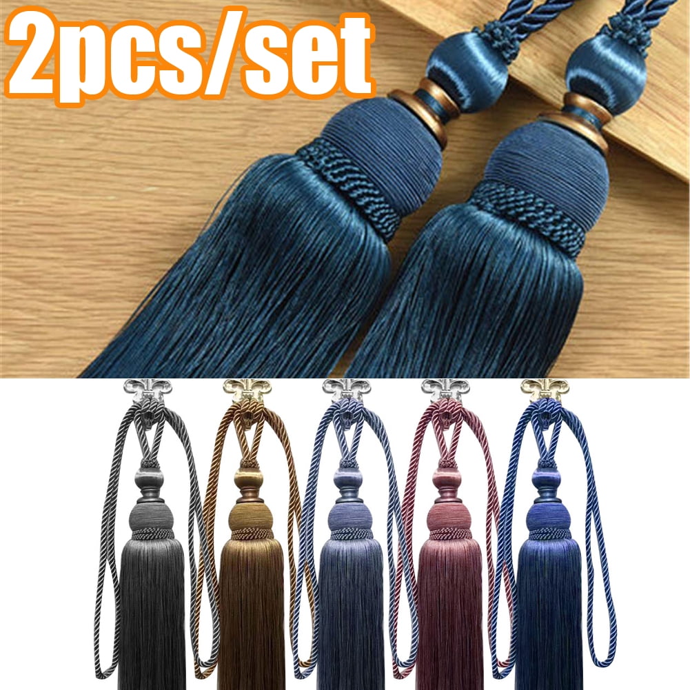 Cheers.US 2Pcs Curtain Holdbacks Curtains Tiebacks Home Decorative