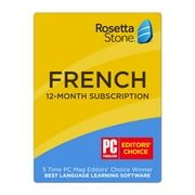 Rosetta Stone® French 12-Month Subscription on iOS, Android, PC, and Mac [Activation Code by Email]