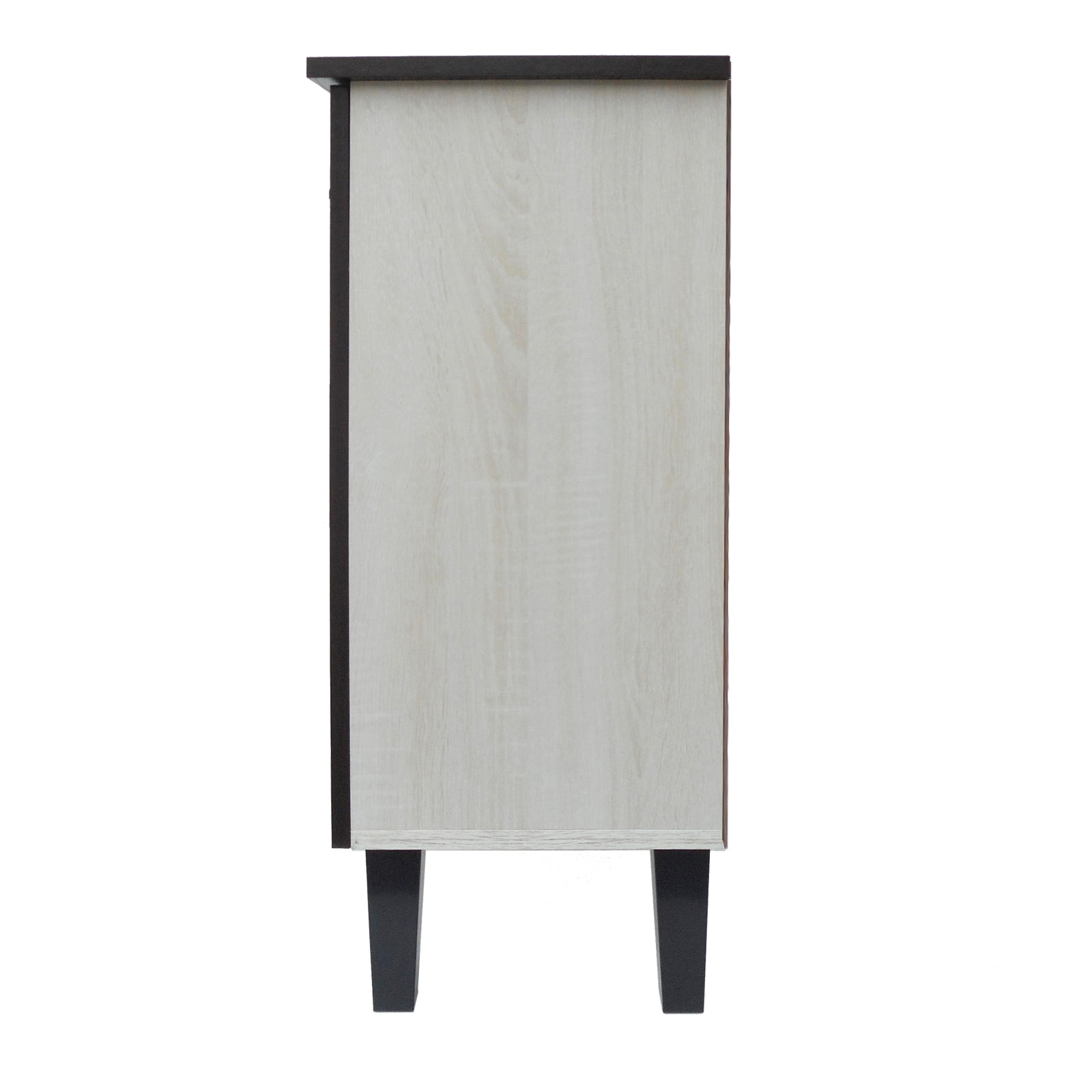 Kadyn Brown Finished Faux Wood Cabinet, Kitchen Storage Cabinet with 3-Shelf, Modern Fiberboard Storage Cabinet for Living Room Kitchen Kadyn Brown Finished Faux Wood Cabinet, Kitchen Storage Cabinet with 3-Shelf, Modern Fiberboard Storage Cabinet for Living Room Kitchen