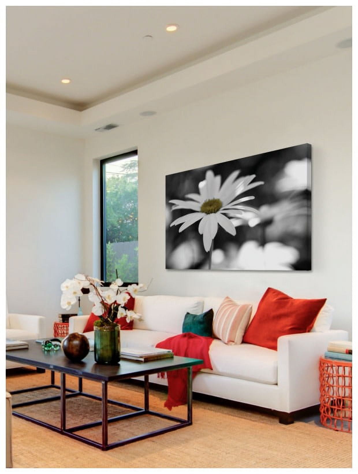 Marmont Hill "Sun Speckled Daisy" Painting Print on Canvas