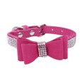 thumbnail image 1 of kurtrusly Bling Crystal Cat Collar Metal Adjustable Puppy Bow Tie Rhinestone Soft Collars Pet Supplies for Small Medium Dogs, 1 of 3
