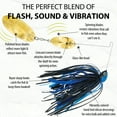 thumbnail image 2 of Panther Martin PMSNT_6_BBK SonicThumper Bass Lures Fishing Lure - Blue Black - 6 (1/4 oz.), 2 of 2