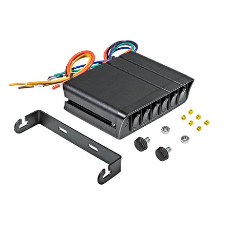 pitrice On/Off Switch Box Rocker Switches 12V SPST 6-Gang/4-Gang Rocker ...