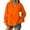 Womens Pullover Orange, variant on Womens V Neck Thin Sweaters, Long Sleeve Pullover for Women Fall Fashion Loose Fit Solid Color Oversized Sweatshirts