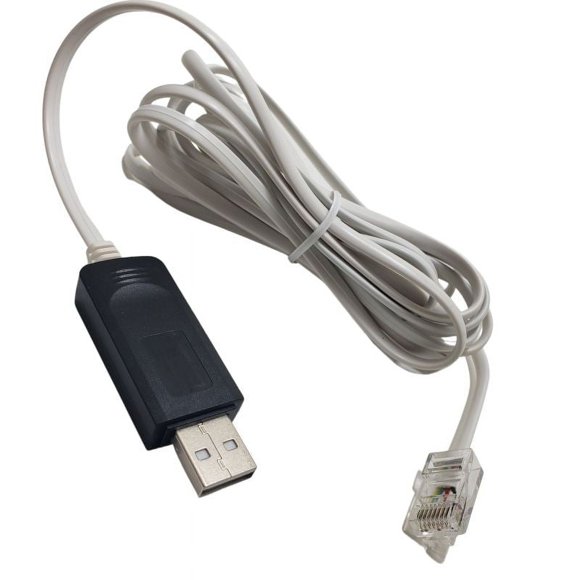 ADN-5989 - Câble de Données USB A Mâle vers RJ45 Mâle 10 Pieds WHT pour MTP 3100