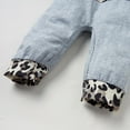 thumbnail image 6 of Newborn Hooded Leopard Print Long Sleeved Pants Printed Jumpsuit., 6 of 6