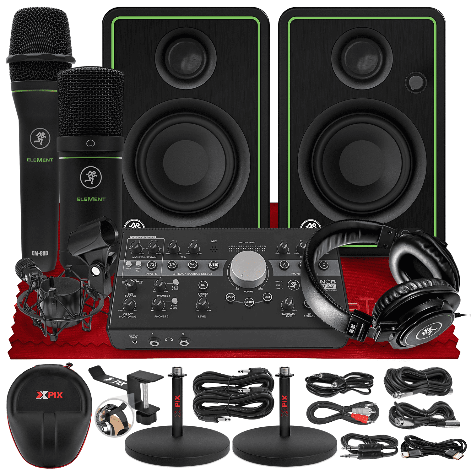 Mackie Audio Interface STUDIO BUNDLE & Software Big Knob Monitor