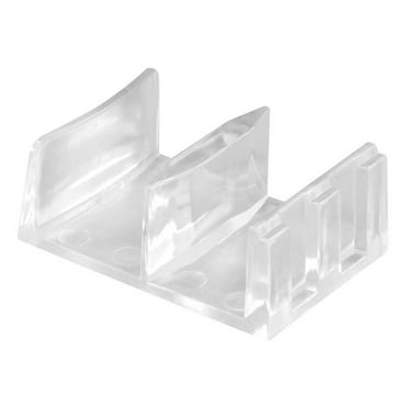 1 Pc, Prime-Line 5.4 In. H X 1-9/16 In. W Clear Frameless Shower Door Bottom Guide