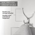 thumbnail image 3 of Richelieu NH2163021195 5-13/16" (148 Mm) Transitional Metal Coat Hook - Nickel, 3 of 7