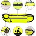 thumbnail image 4 of 1 Uds correa elástica para correr para perros cinturón Abdominal reflectante negro-amarillo Sincero Electrónica, 4 of 5