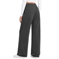 thumbnail image 4 of Fantaslook Womens Sweatpants Baggy Fleece Lined Wide Leg Sweatpants Drawstring Warm Lounge Pants with Pockets, 4 of 9